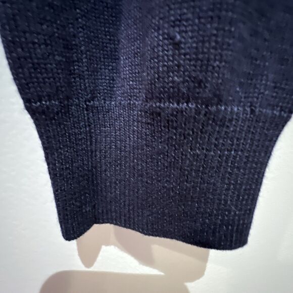 AG Adriano Goldschmied Womens Long Sleeve Pullover Sweater Neck Tie Silk Blend M - Picture 15 of 16